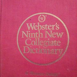 Dictionary Webster 
