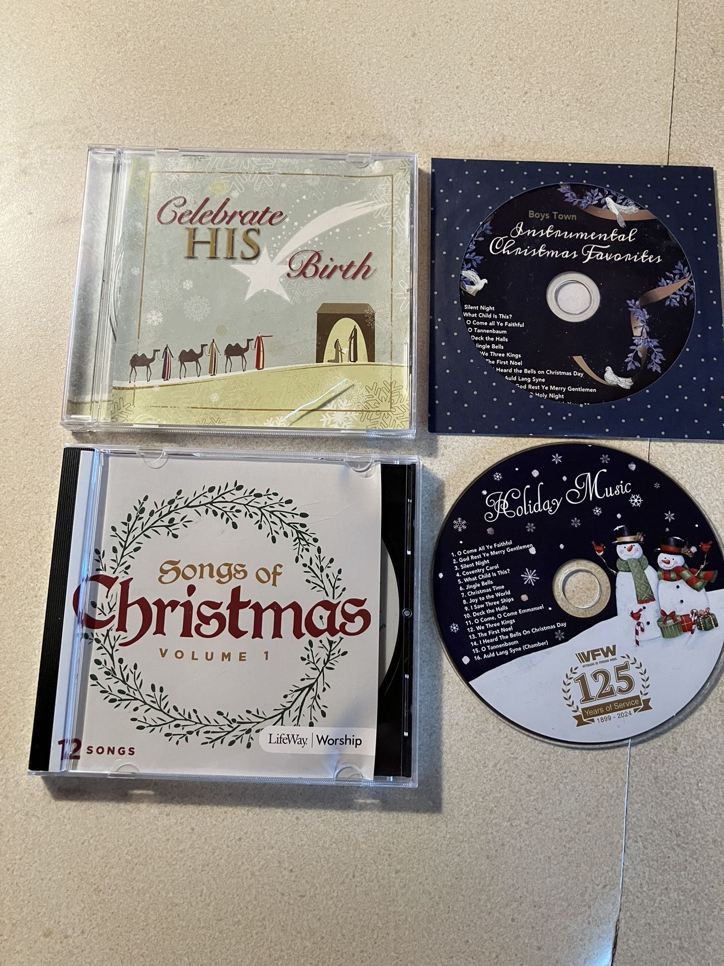 Four Instrumental Christmas CD Classics