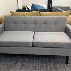 Love seat sofa gray $150