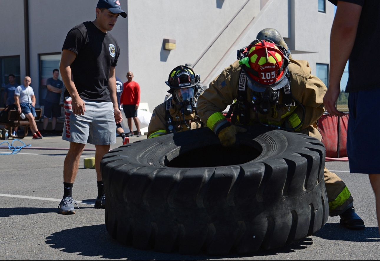 CrossFit Tractor Tires for fitness training!
