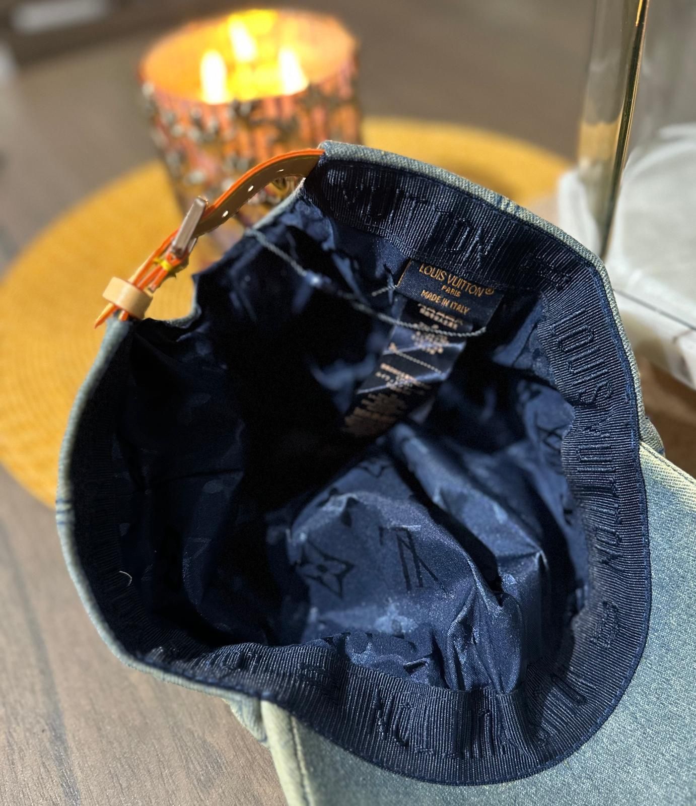 LOUIS VUITTON MONOGRAM WASHED DENIM CAP SS24 ( UNISEX )