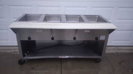 Triumph 4-Well Commercial Steam Table – NSF – Clean