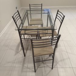 Dining Set For 4 - Includes Table and Chairs