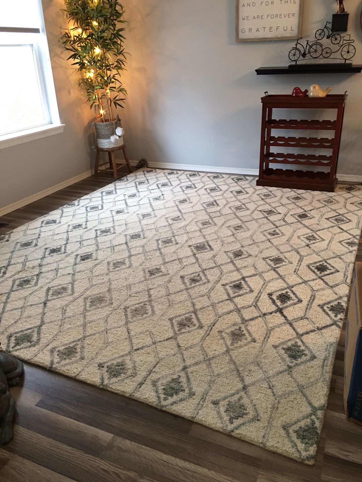 Beautiful 100% Wool rug 8X10