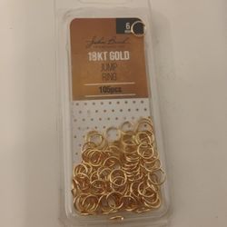 Real 18 KT Plated Jump Ring 
