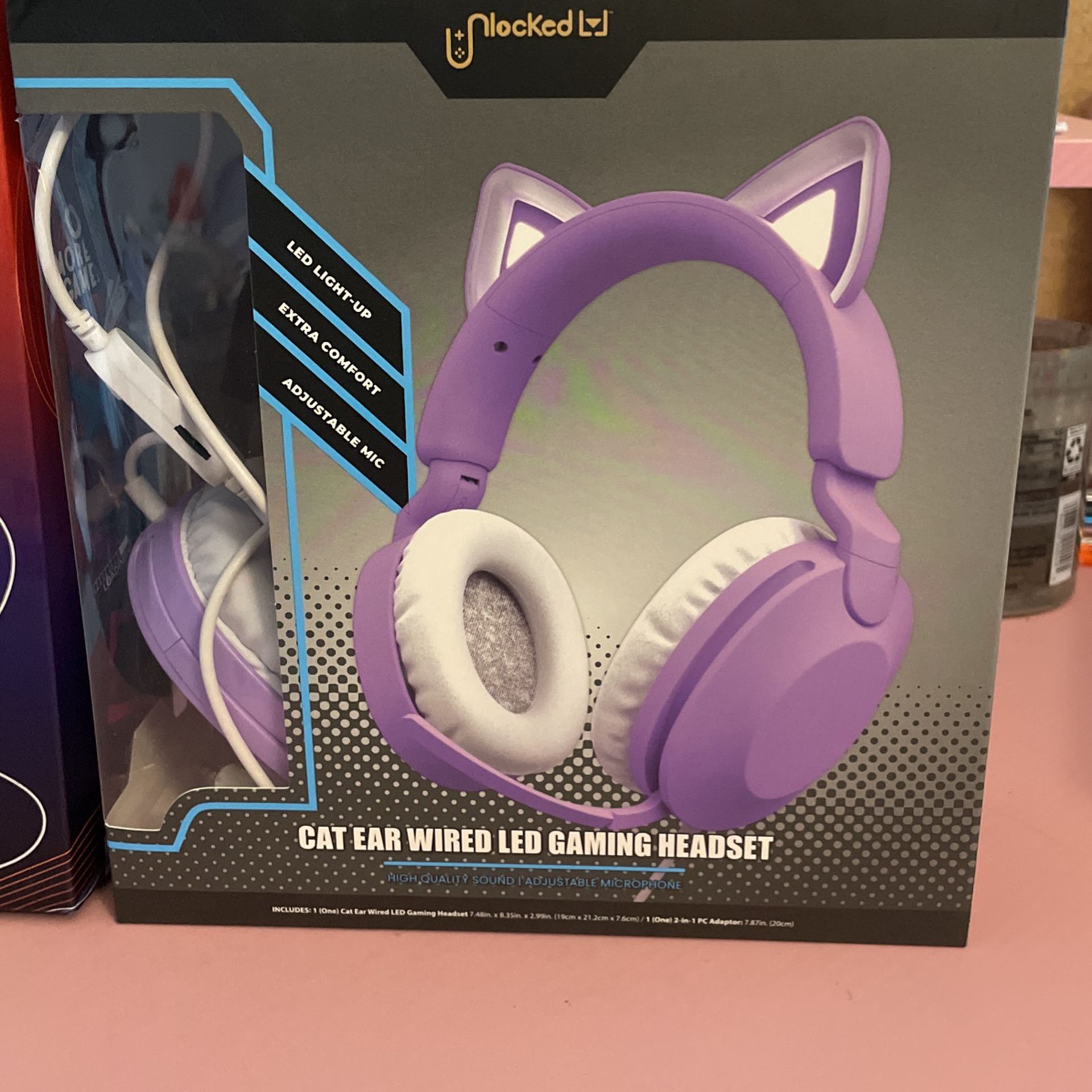 LED Bluetooth Cat Ear Headphones