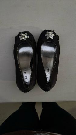 BLACK TODDLER HEELS - Size 8 -GEORGE BRAND