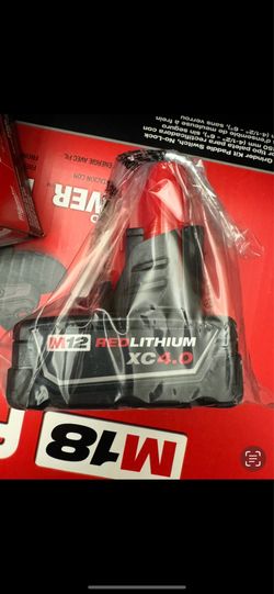 Milwaukee M12 XC 4.0 Battery NEW PRICE FIRM NO LESS