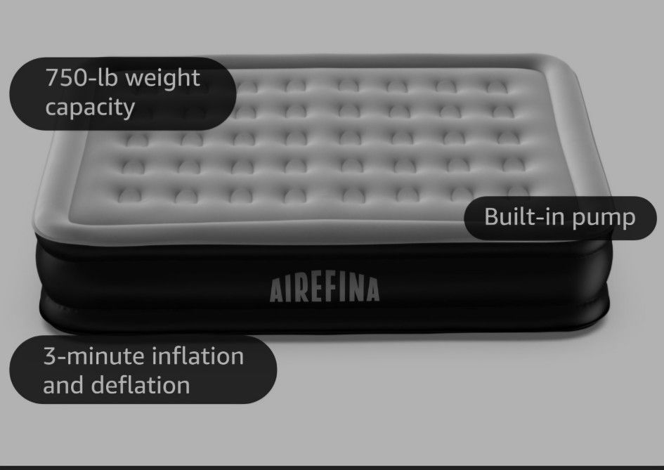 Queen Air Mattress Built In Pump AIREFINA