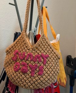 Sunny Days Crochet Tote Bag