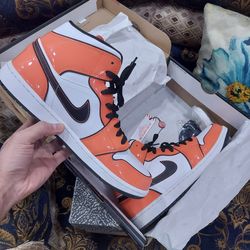 Nike Jordan 1 Mid Se Turf Orange