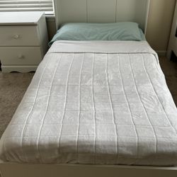 Twin Bed frame And Twin Mattress