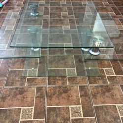Leaving Room Glass Table 