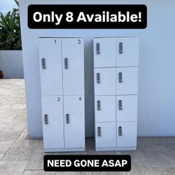Storage Cabinets (8 Available) Pickup Today Available 