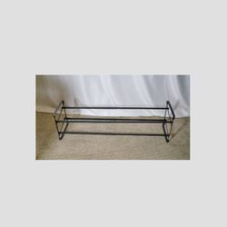 Metal Gray Adjustable Shoe Rack - 24”to 46” Adjustable Width - Used & Good Condition - $27 OBO - Pick up in North Hollywood today!