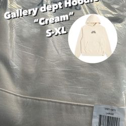 Gallery Dept Cream Hoodie 