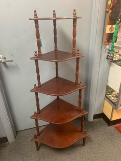 Vintage Tiered Corner Shelf
