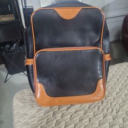 Leather Laptop Backpack 15.6"