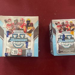 2025 Bowman Chrome U Football boxes
