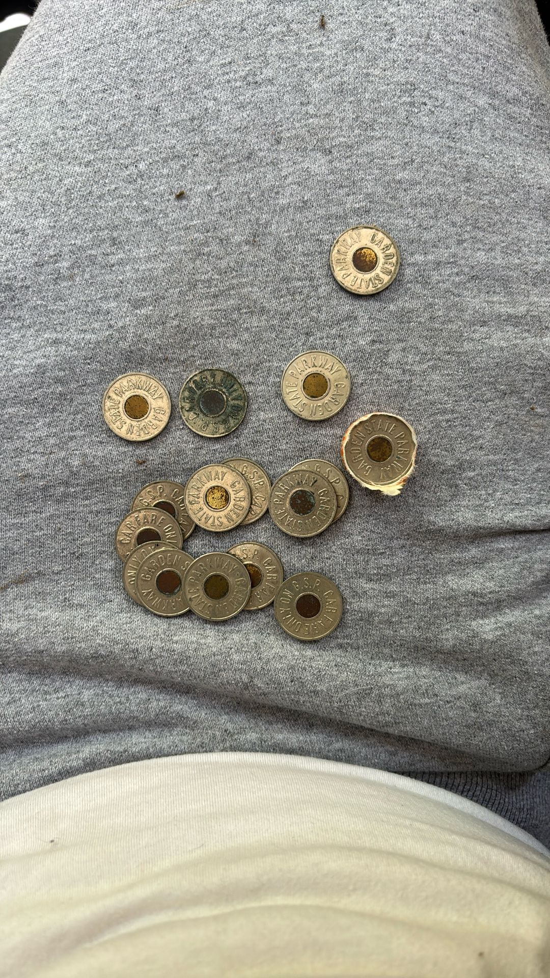Garden State Parkway Fare Coins