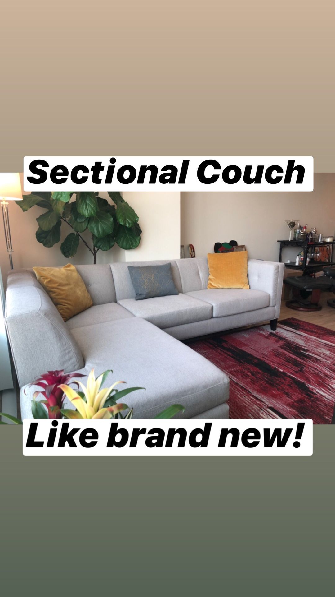 Sectional Couch - Like New!