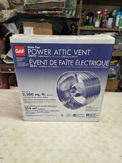 GAF Master Flow Attic Fan* New in Box*