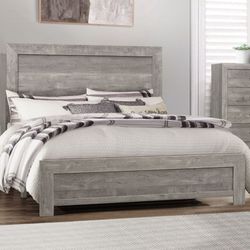 Corbin gray queen bed