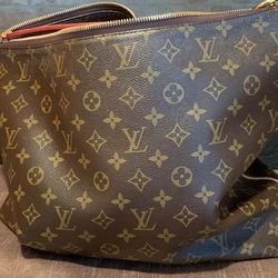 REAL Louis Vuitton Sully MM Shoulder Bag In Excellent Condition