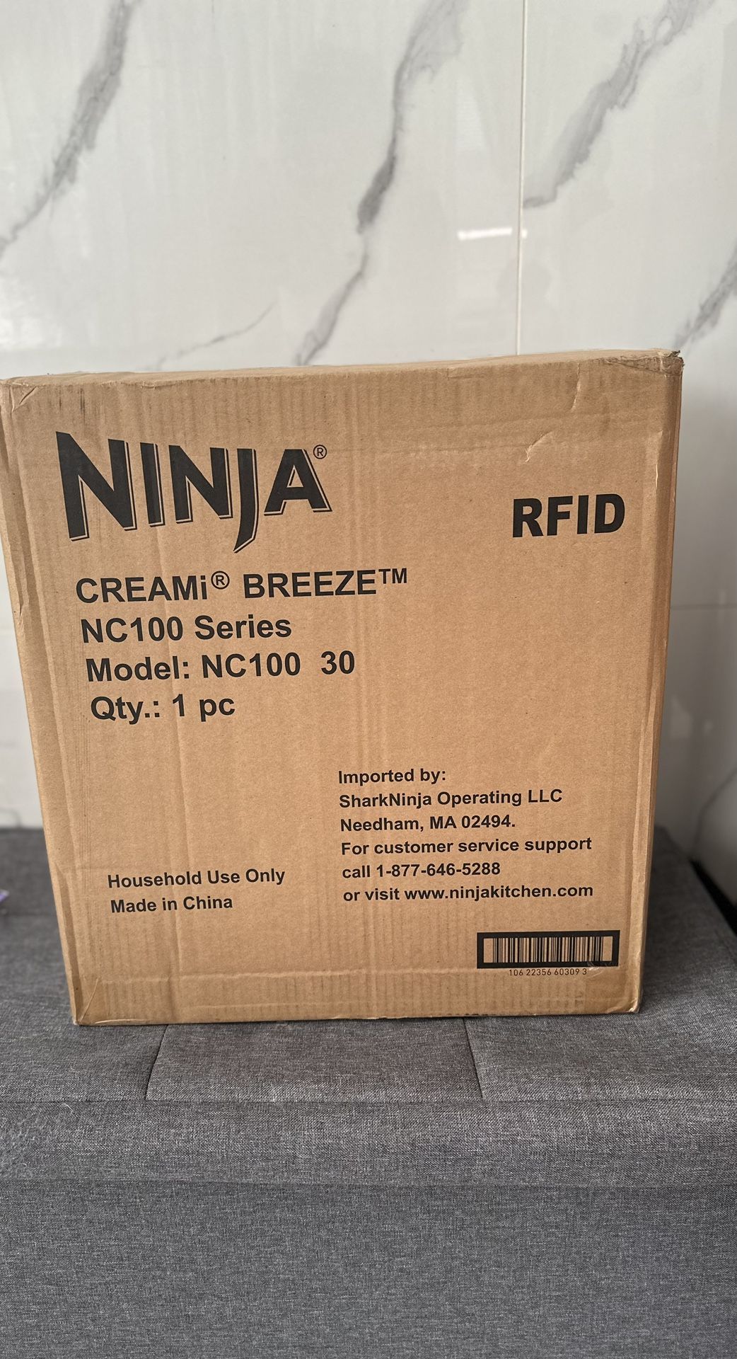 Ninja CREAMi Breeze 5 in 1 Ice Cream Maker and Frozen Treat Maker NC100 Silver