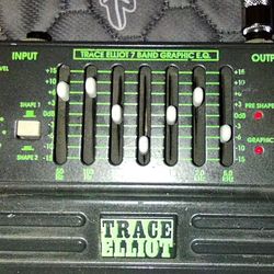 TRACE ELLIOT 7 BAND OUTBOARD GRAPHICS EG PEDAL