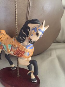 Franklin mint 1988 hand painted horse