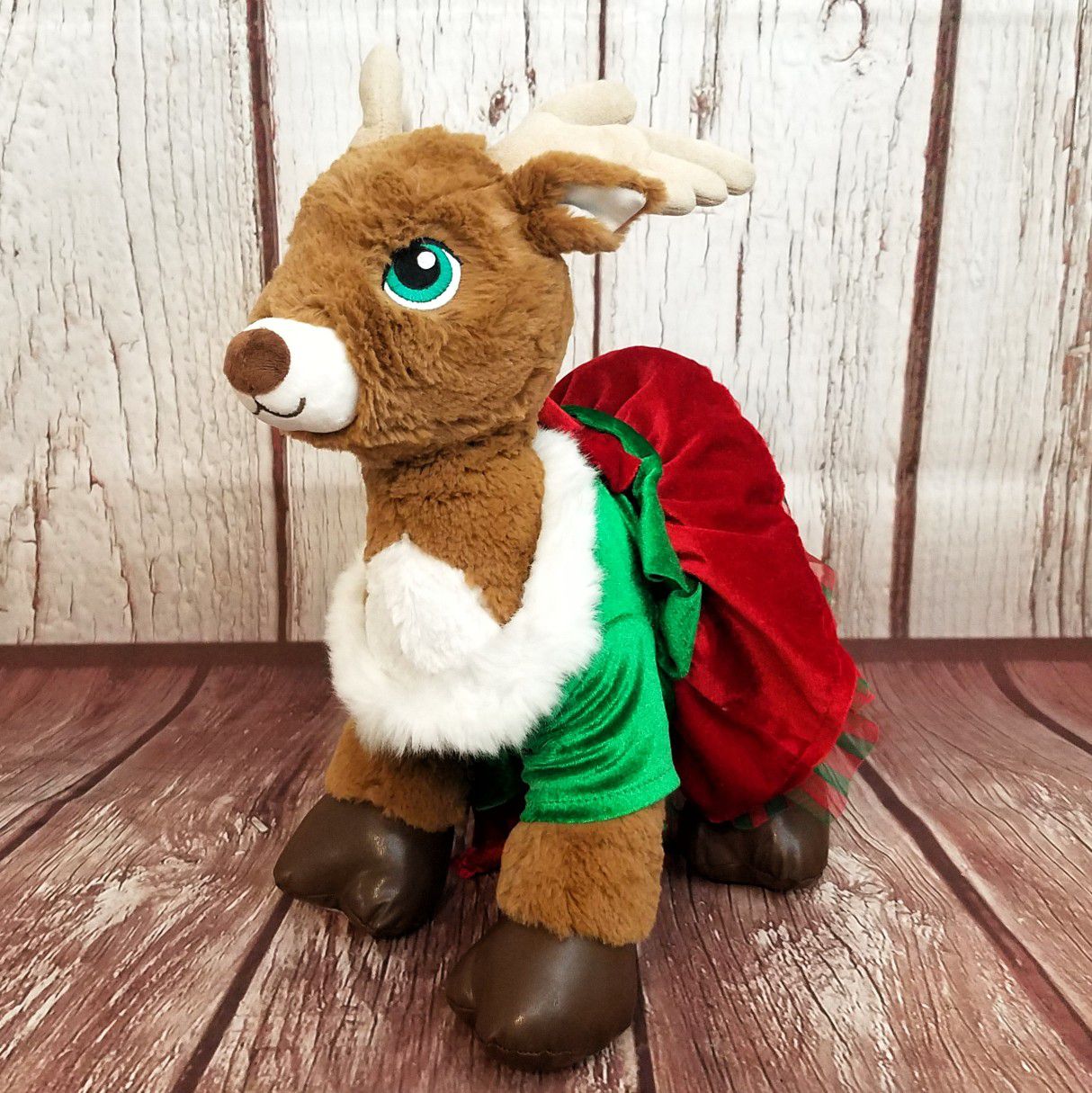 Build A Bear Christmas Reindeer Plush