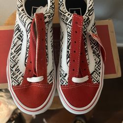 Vans Kids Size 4 Fits Lady Size 5.5 New