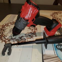 MilwaukeeM18 FUEL 18-Volt Lithium-Ion Brushless Cordless 1/2 in. Hammer Drill/Driver (Tool-Only)