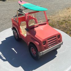 Our Generation Jeep Beach W/Surf Board