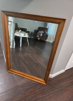 Wood Framed Mirror