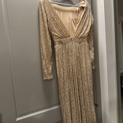 Gold Shimmer Dress