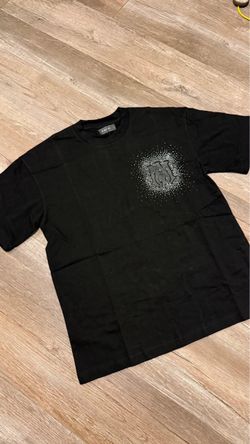 Amiri Black Crystal MA Logo T-Shirt