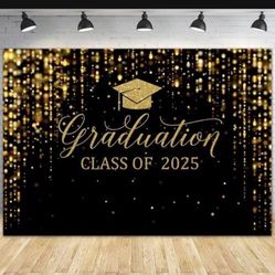 8F x 6F Graduation Banner / Photo Backdrop 