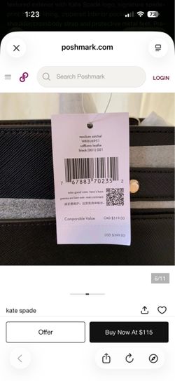 Kate Spade New York Black Saffiano Leather Medium Satchel