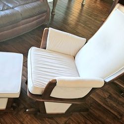 Baby Rocking Chair Recliner Solid Wood Nursery