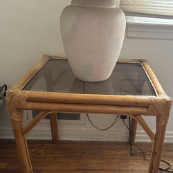 Glass End Table Set of 2