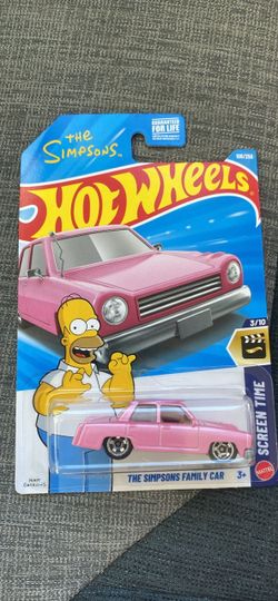 💕Homer Simpson pink family car hot Wheels💕