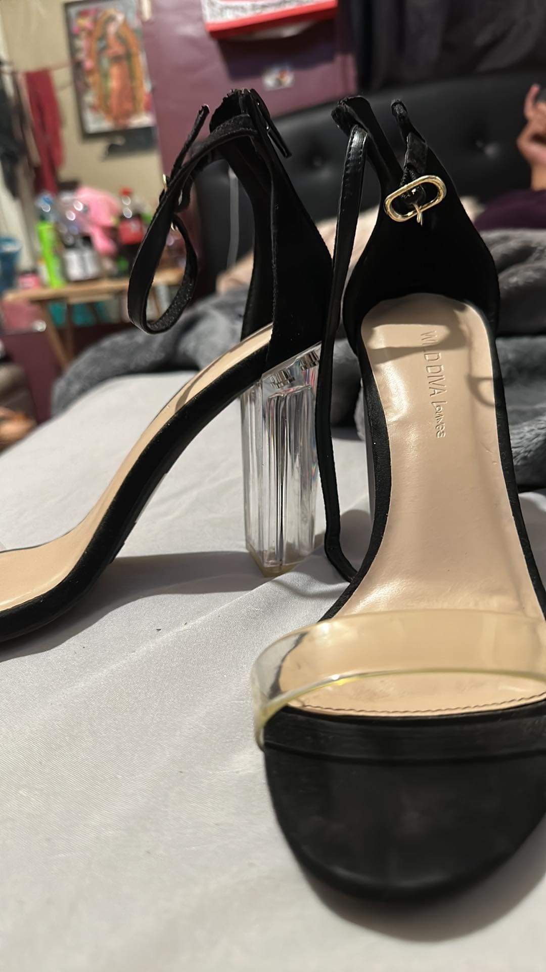 Clear High Heels