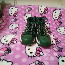 Adidas Pro Model Green Mens Sneakers Size 7.5