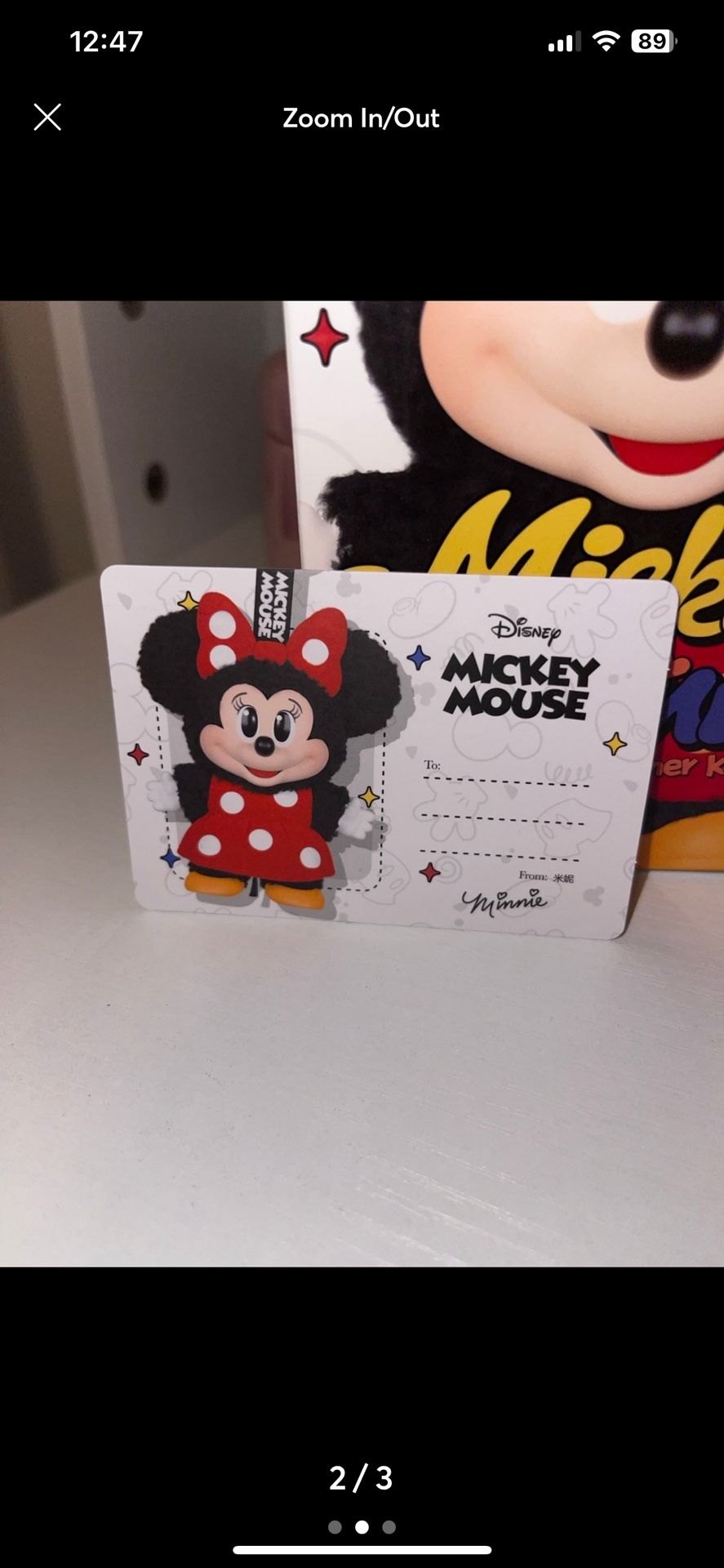 Mickey Family Cute Together Keychain Minnie Mouse