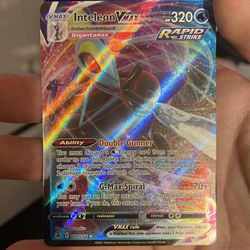 Inteleon VMAX Full Art Pokemon Card, Fusion Strike, 079/264 for Sale in Oswego, IL - OfferUp Inteleon VMAX Full Art Pokemon Card, Fusion Strike, 079/264 for Sale in Oswego, IL - OfferUp