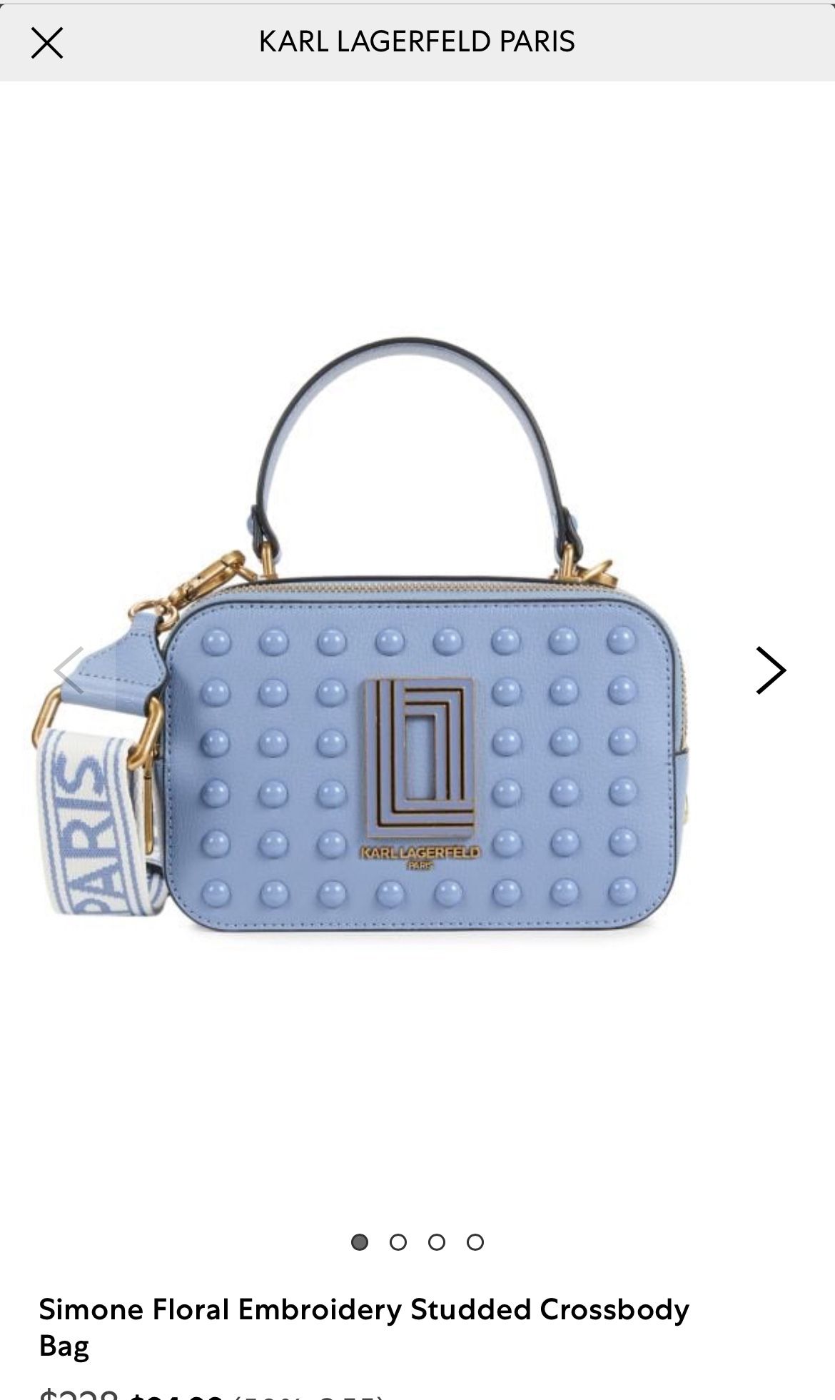 Karl Lagerfeld Paris Simone Crossbody Bag