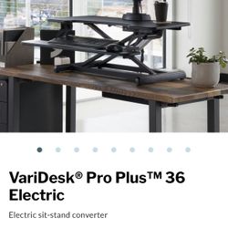 Varidesk Pro 36 Fully Electric” Lift