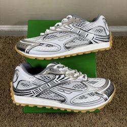 Bottega Veneta Orbit Silver